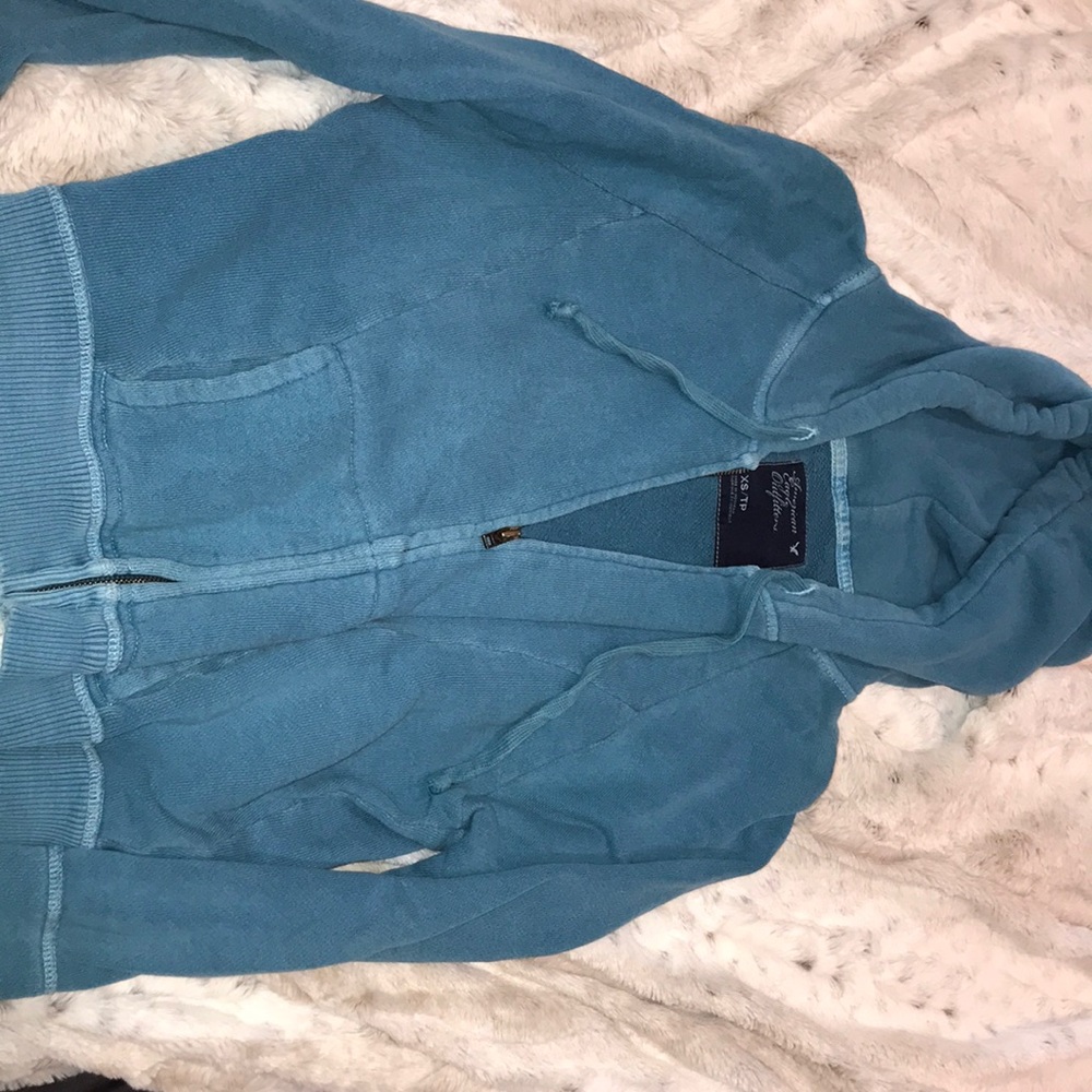 Turquoise american eagle sweater